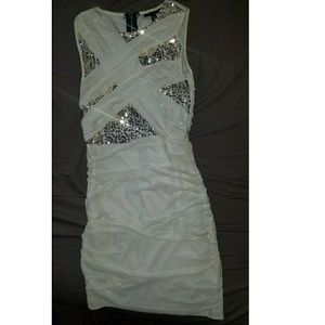 Off-White Sequence Dress